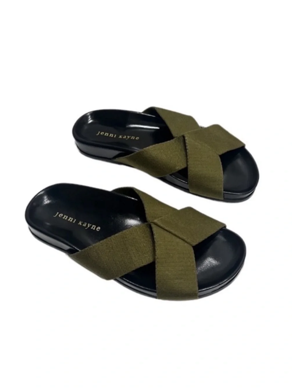 Jenni Kayne Green Crossover Sandals Size EU 36